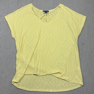 Democracy Ribbed Top L Stretch Pastel Twist Strappy Beach Resort Vacation Summer